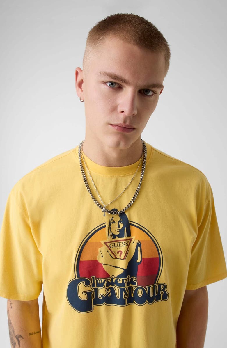 GUESS Sunrise Graphic Cotton T-Shirt, Alternate, color, Medium