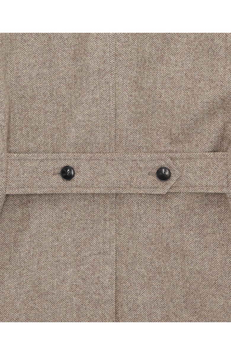 Fortela Double Breasted Bogart Coat, Alternate, color, Beige