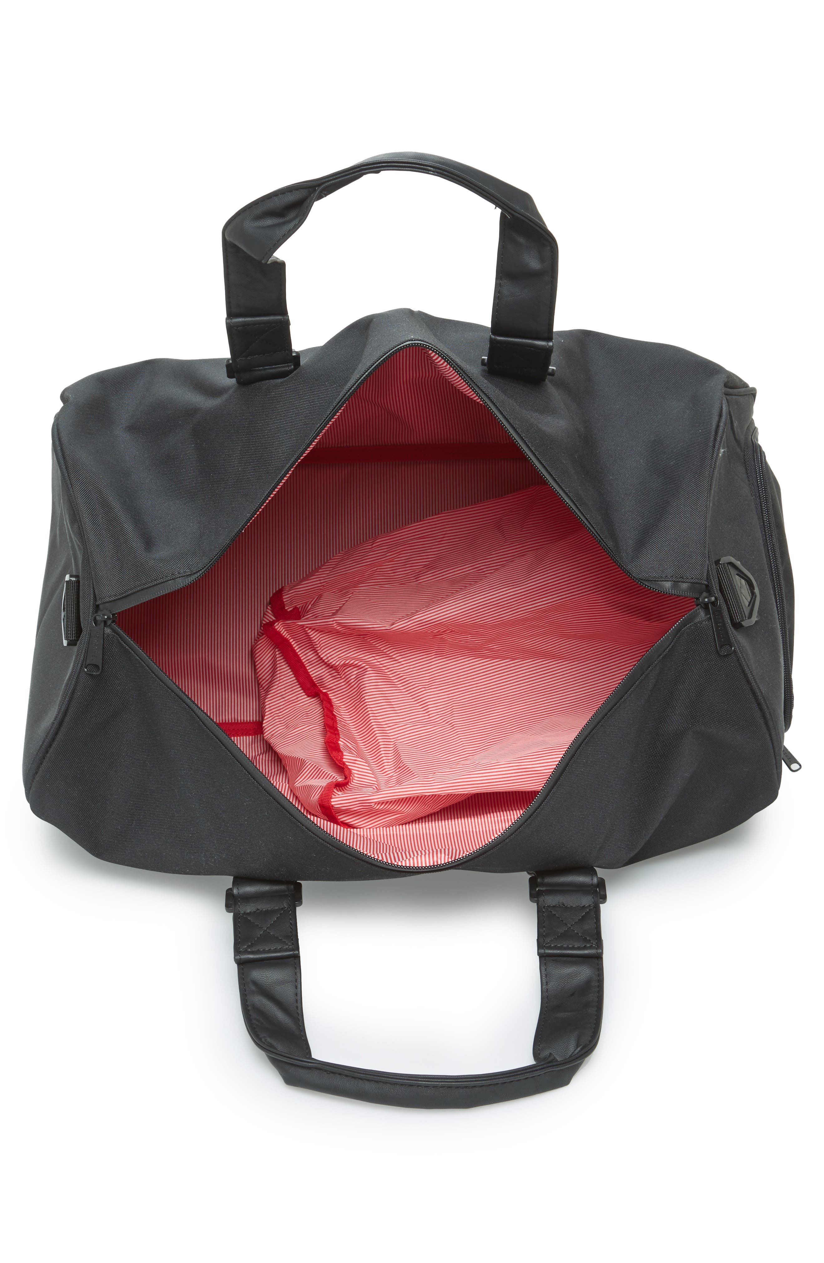 Novel Duffle Bag, Alternate, color, BLACK/ BLACK