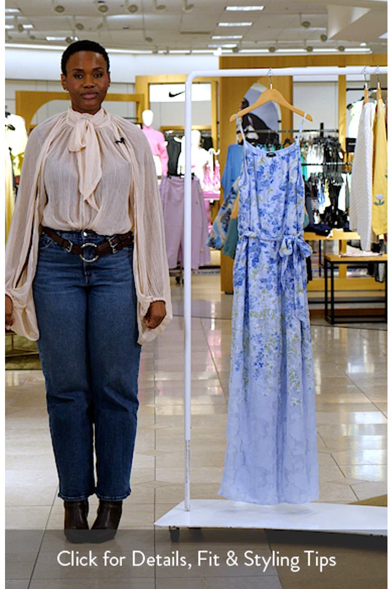 Kids' Floral Wide Leg Chiffon Jumpsuit video