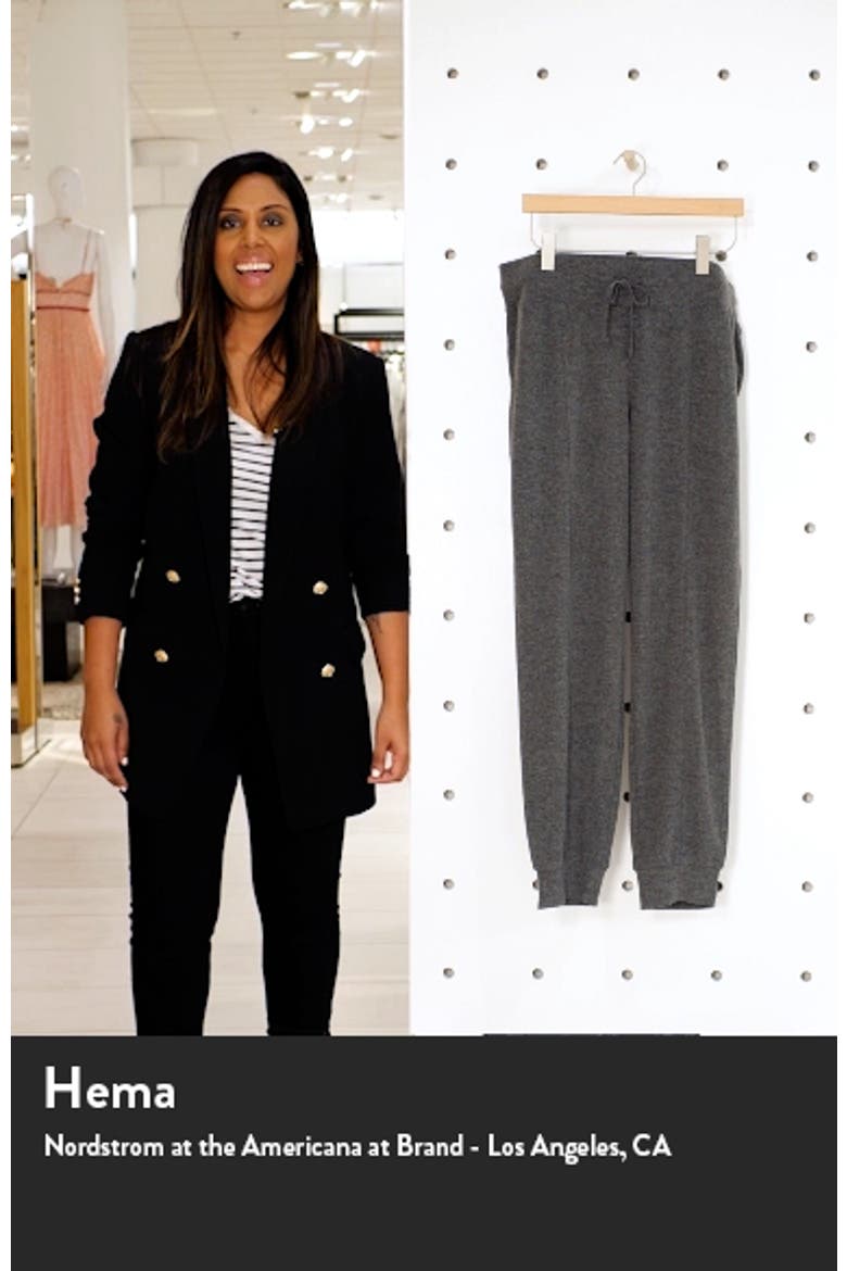 Tie Waist Cozy Knit Joggers video