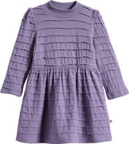 Mini Rodini Kids' Textured Frill Dress