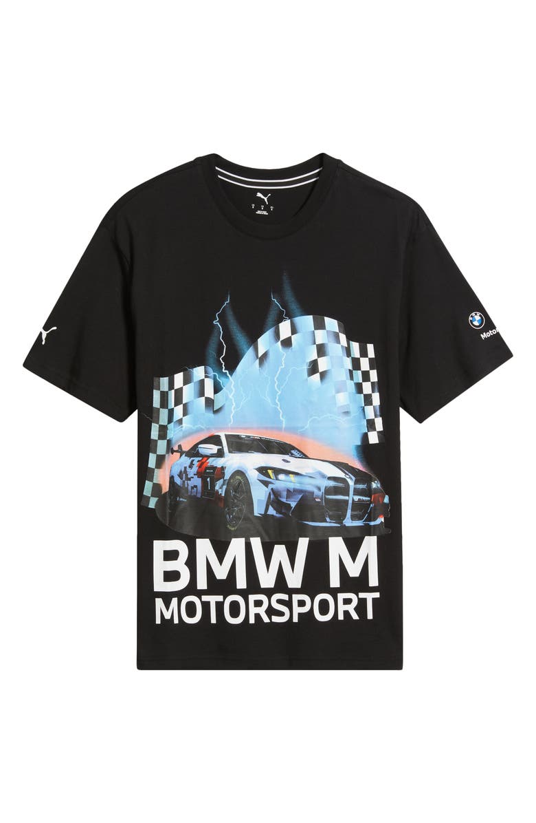 PUMA x BMW M Motorsport Cotton Graphic T-Shirt, Alternate, color, Puma Black