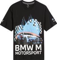 PUMA x BMW M Motorsport Cotton Graphic T-Shirt