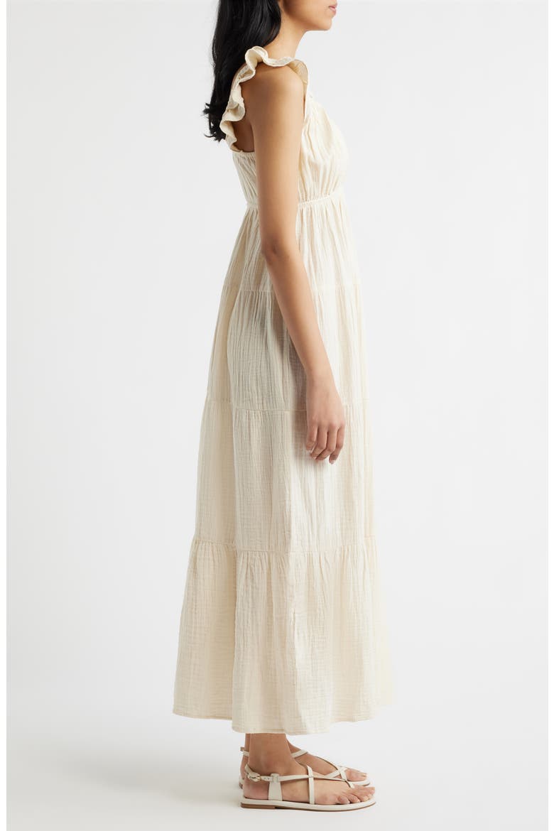 Empire Waist Maxi Dress, Alternate, color, PEARL