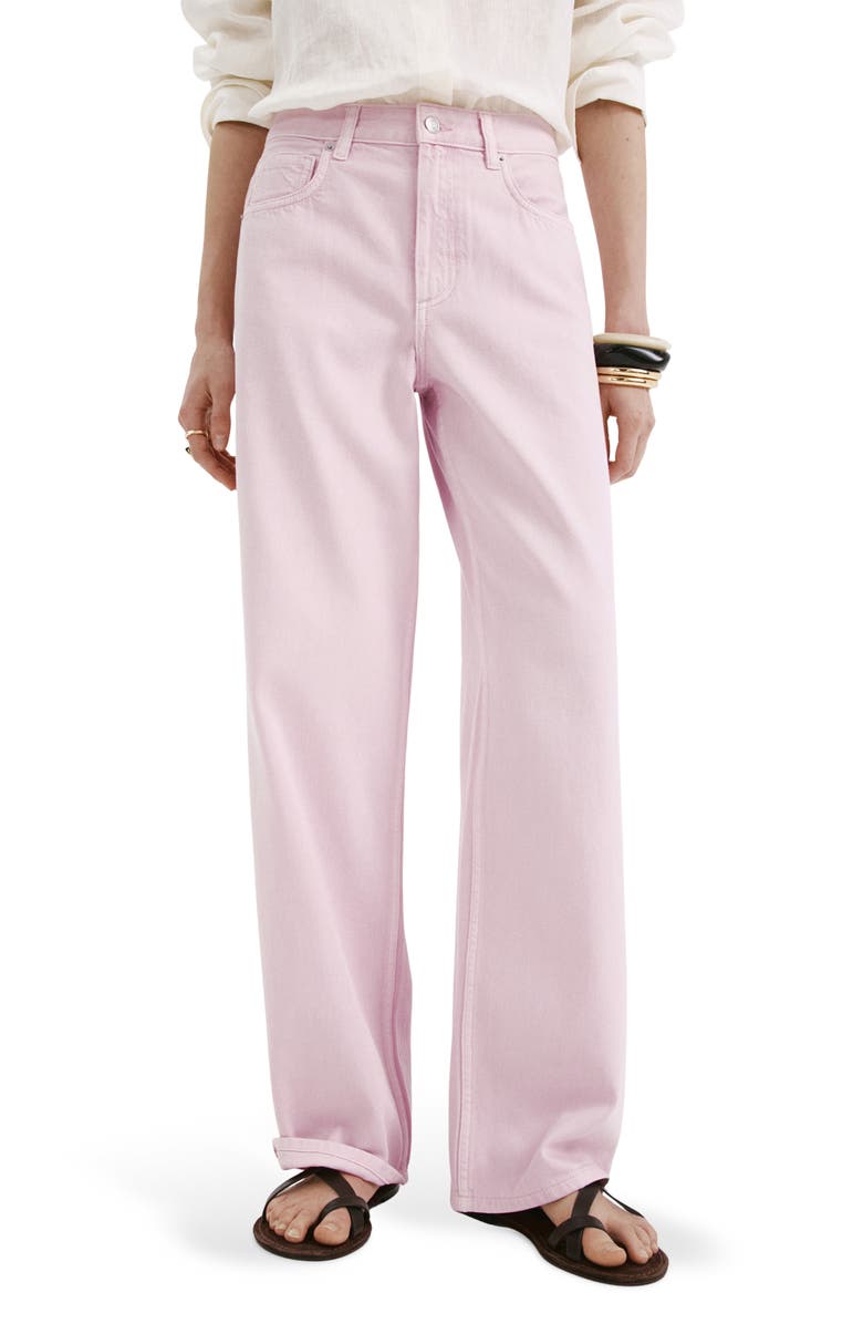 MANGO Low Rise Straight Leg Jeans, Main, color,