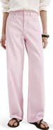 MANGO Low Rise Straight Leg Jeans