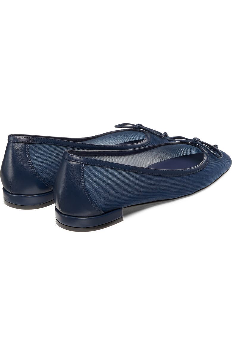 Stuart Weitzman Arabella Mesh Ballet Flat, Alternate, color, Nice Blue