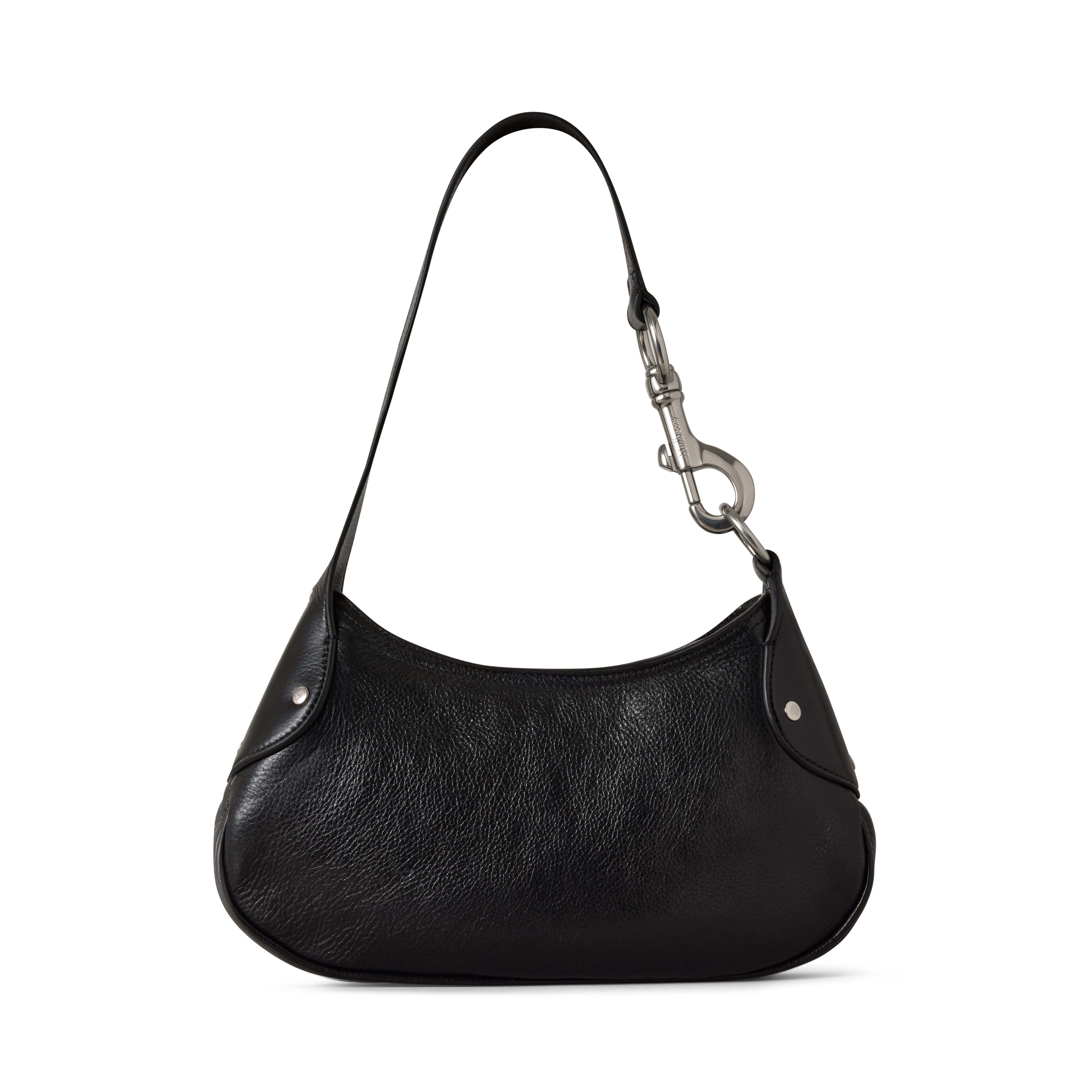 Mulberry Small Hackney Shoulder Bag, Alternate, color, Black