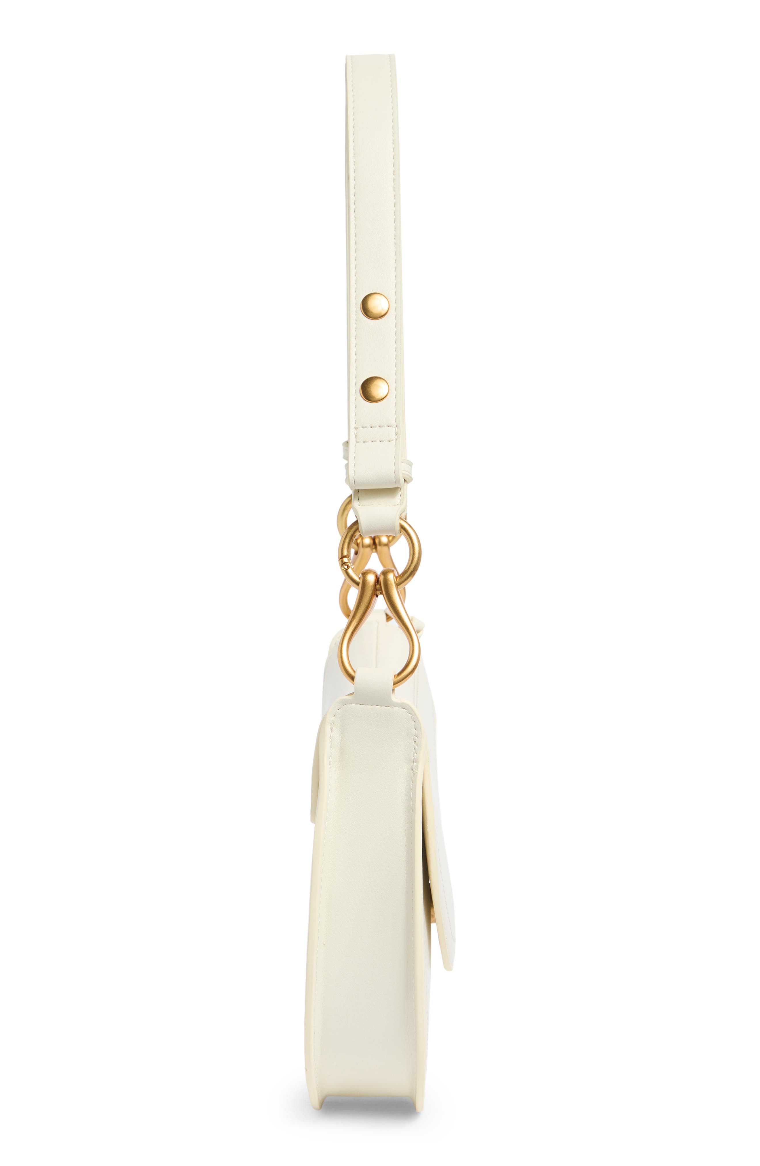 Ashlie Faux Leather Crossbody Bag, Alternate, color, WHITE