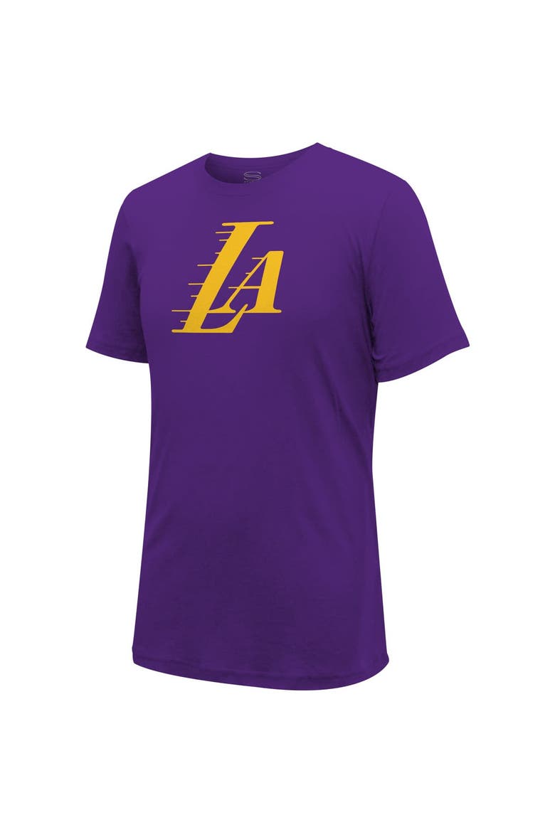 Unisex Stadium Essentials Purple Los Angeles Lakers Primary Logo T-Shirt, Alternate, color, Purple