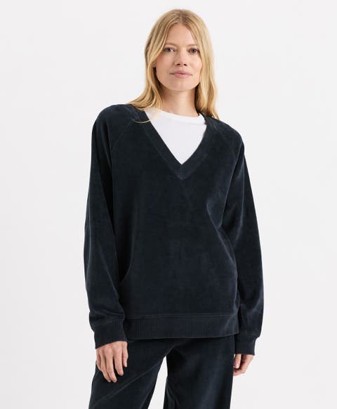 Organic Cotton Pure Velour Oversized Sweatshirt