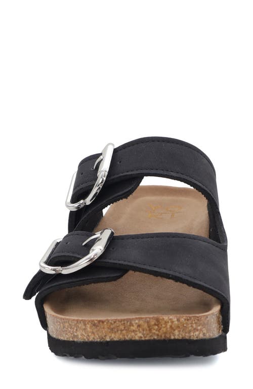 Yoki Lorayn 10 Double Buckle Platform Sandal