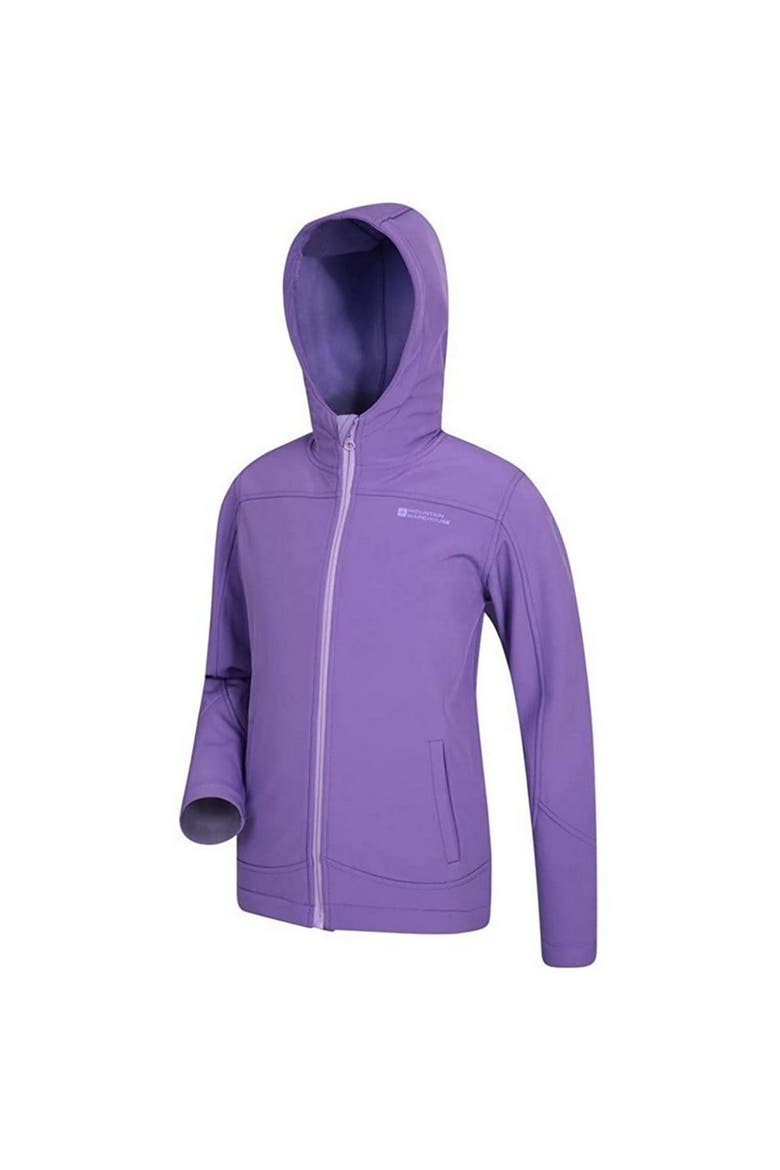 Childrens/Kids Exodus Water Resistant Soft Shell Jacket, Alternate, color, Purple
