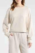 Z by Zella Whisper Knit Easy Crew Sweatshirt