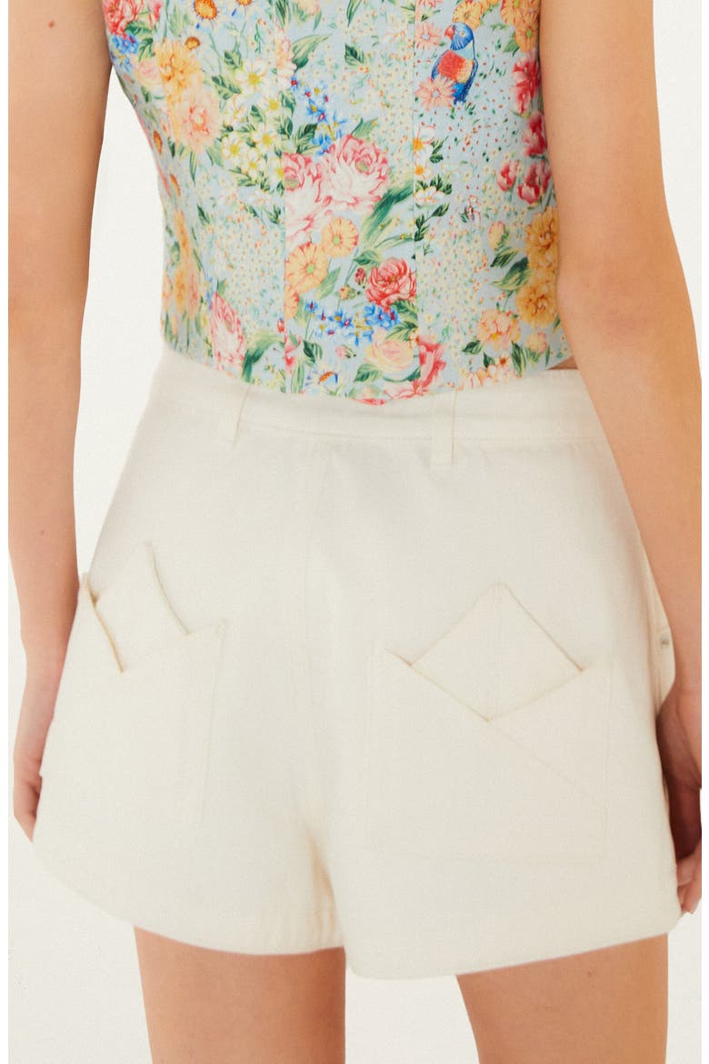 Cotton Canvas Boat Shorts, Alternate, color, WHITE