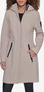 KARL LAGERFELD PARIS Water Resistant Hooded Raincoat
