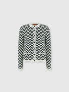 Missoni Wave Motif Wool And Viscose Cardigan