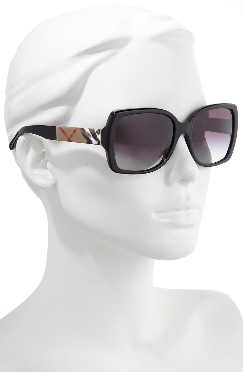 Burberry 58mm Square Sunglasses, Alternate, color,