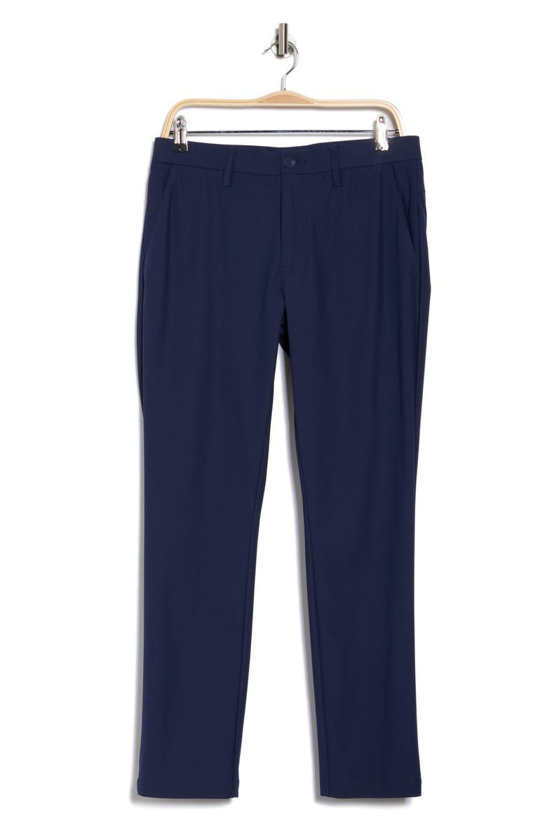 Warped Knit 5-Pocket Pants, Alternate, color, PEACOAT