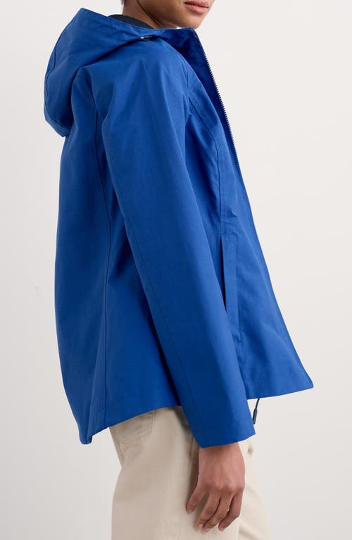 Shop Seasalt Cornwall Waterway Hooded Waterproof Jacket In Ink