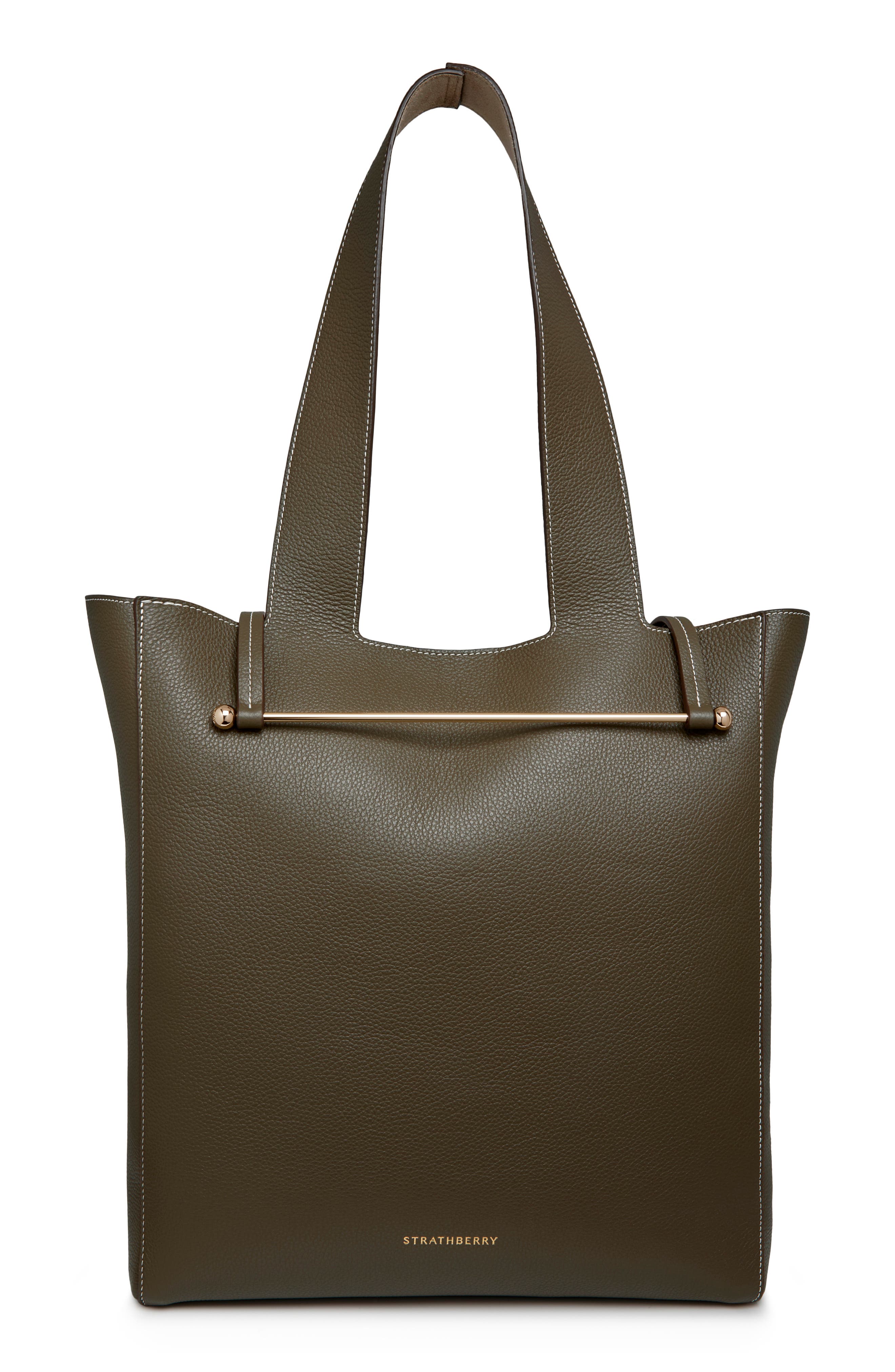 Strathberry Melody Fine Grain Leather Tote, Main, color, 