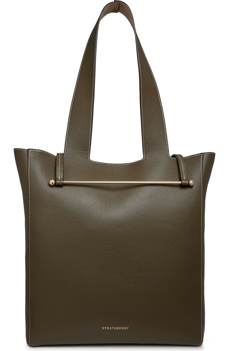 Strathberry Melody Fine Grain Leather Tote, Main, color,