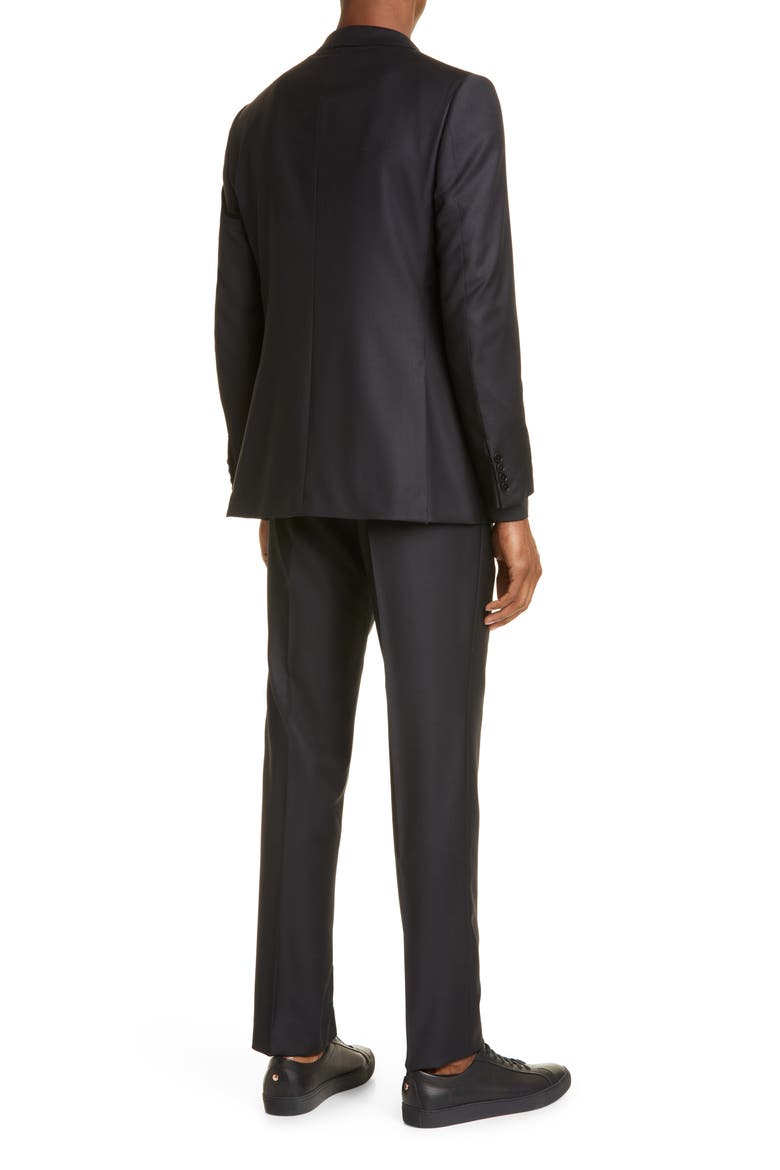 Trofeo™ Classic Fit Black Wool Suit, Alternate, color, BLK SLD
