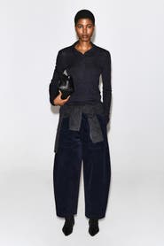 COS Corduroy Barrel-leg Drawstring Pants