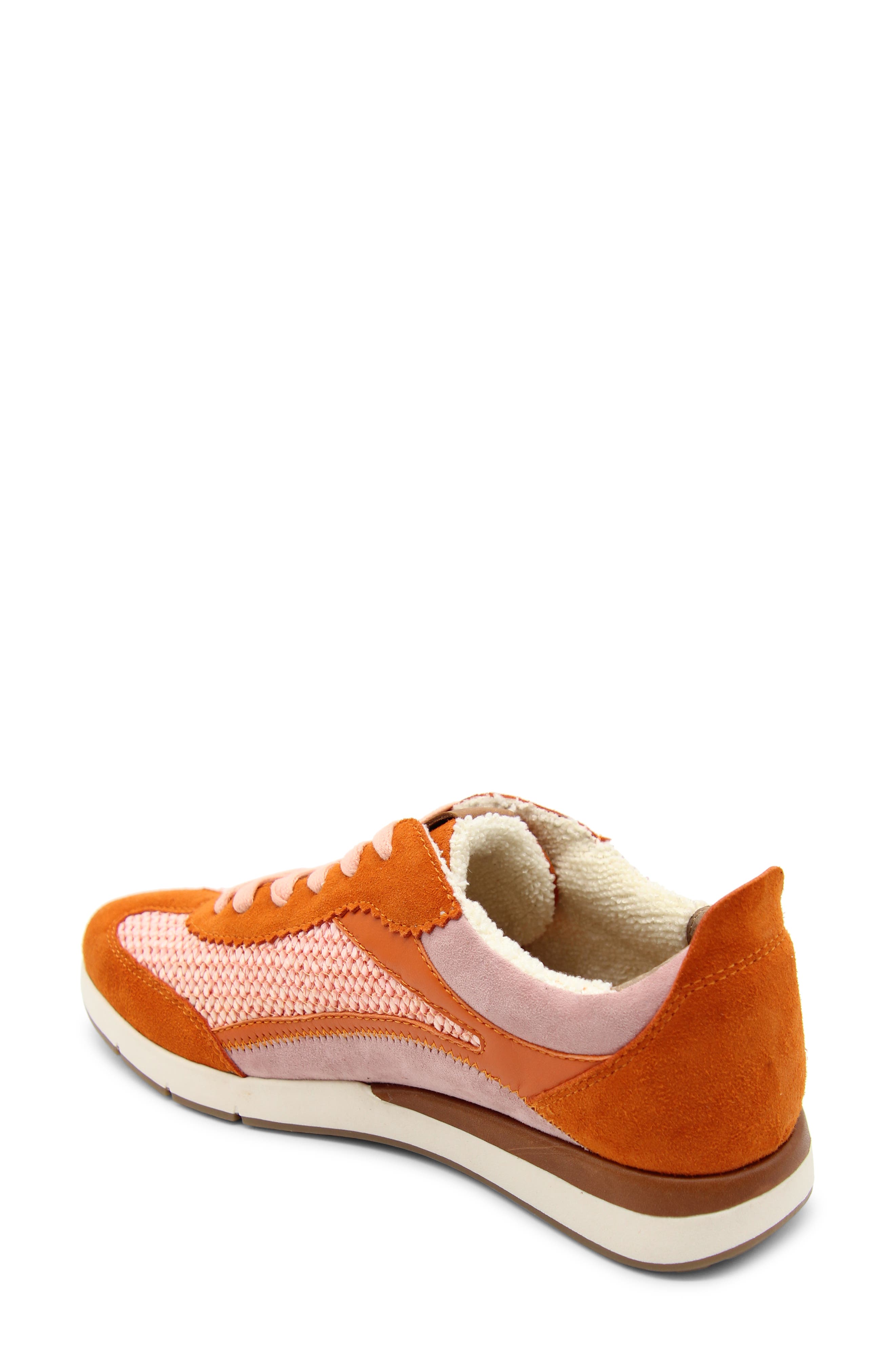 Juno Sneaker, Alternate, color, ORANGE MULTI MESH