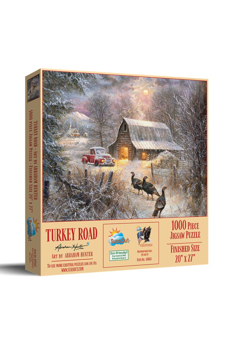 Turkey Road 1000 piece Jigsaw Puzzle for Adults, Alternate, color, Multicolor
