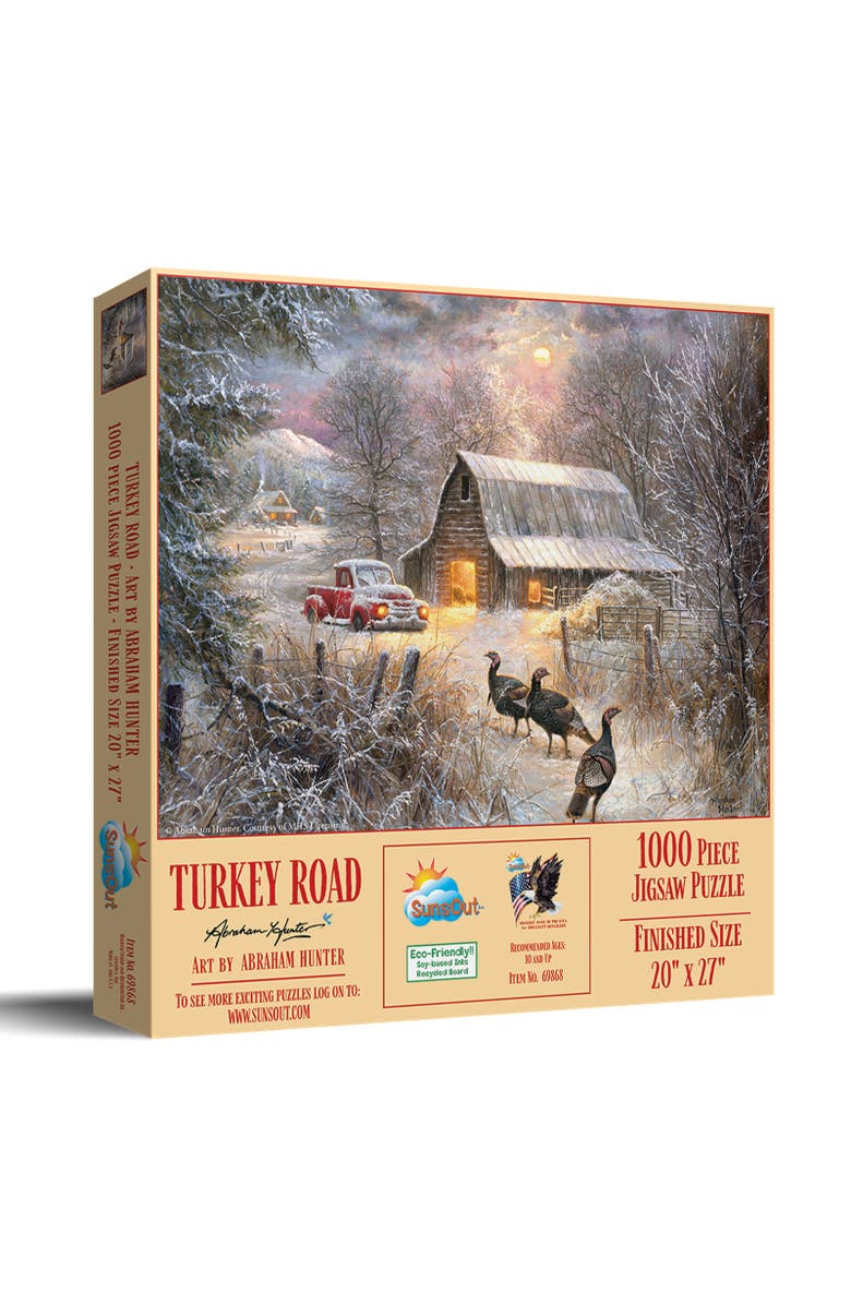 Sunsout Turkey Road 1000 piece Jigsaw Puzzle for Adults, Alternate, color, Multicolor