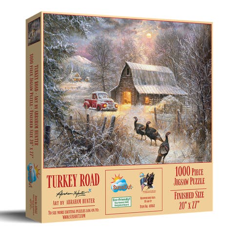Turkey Road 1000 piece Jigsaw Puzzle for Adults