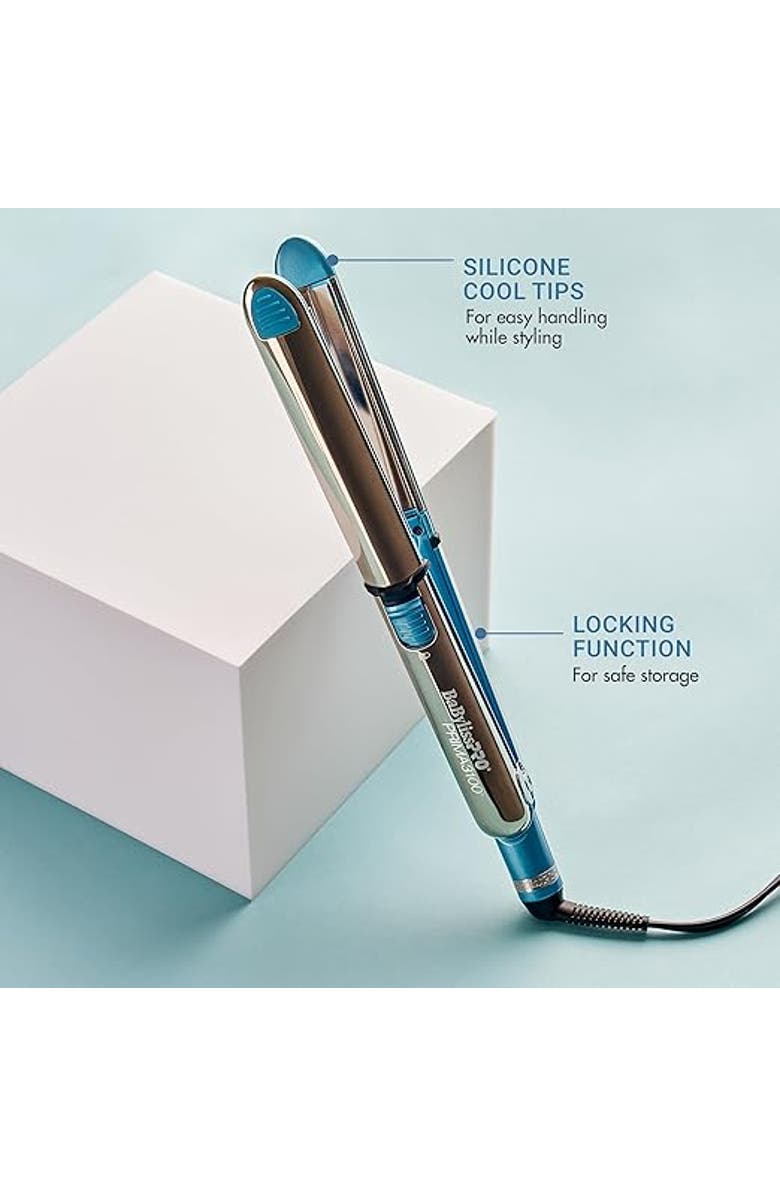 BaBylissPRO Nano Titanium Prima3100<sup>®</sup> 1" Ionic Straightener, Alternate, color, Blue