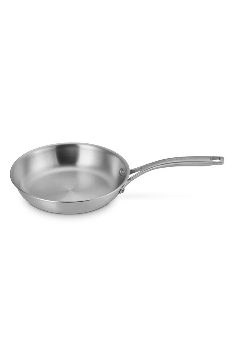 Le Creuset Essential 8-Inch Stainless Steel Frying Pan, Alternate, color, Stainless Steel