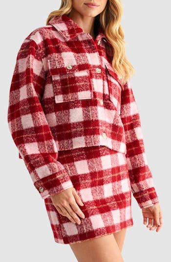 Plaid Crop Jacket