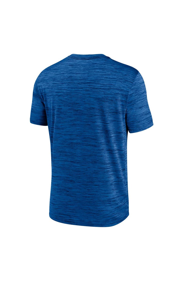 Nike Men's Nike Royal Duke Blue Devils Velocity Baseball Wordmark Stack Performance T-Shirt, Alternate, color, Royal
