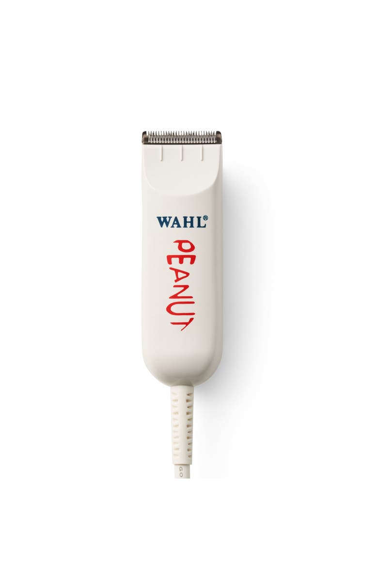 Wahl Professional Classic Peanut - Professional Beard Trimmer and Hair Clipper Kit - Adjustable Hair Cutting Tool with 4 Guide Combs, Main, color, White