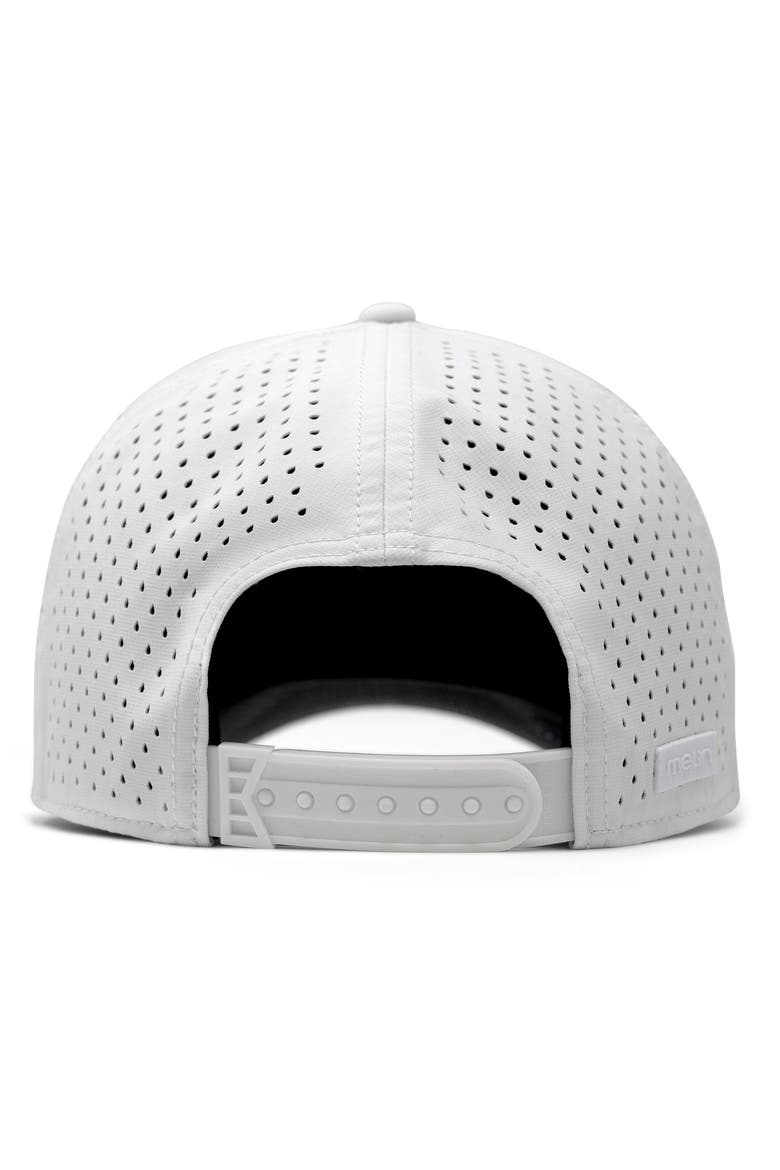 Odysea Stacked Hydro Performance Snapback Hat, Alternate, color, SNOW CAMO