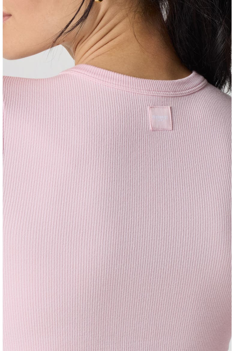 Softie Seamless Long Sleeve Crop T-Shirt, Alternate, color, BALLET SLIPPER