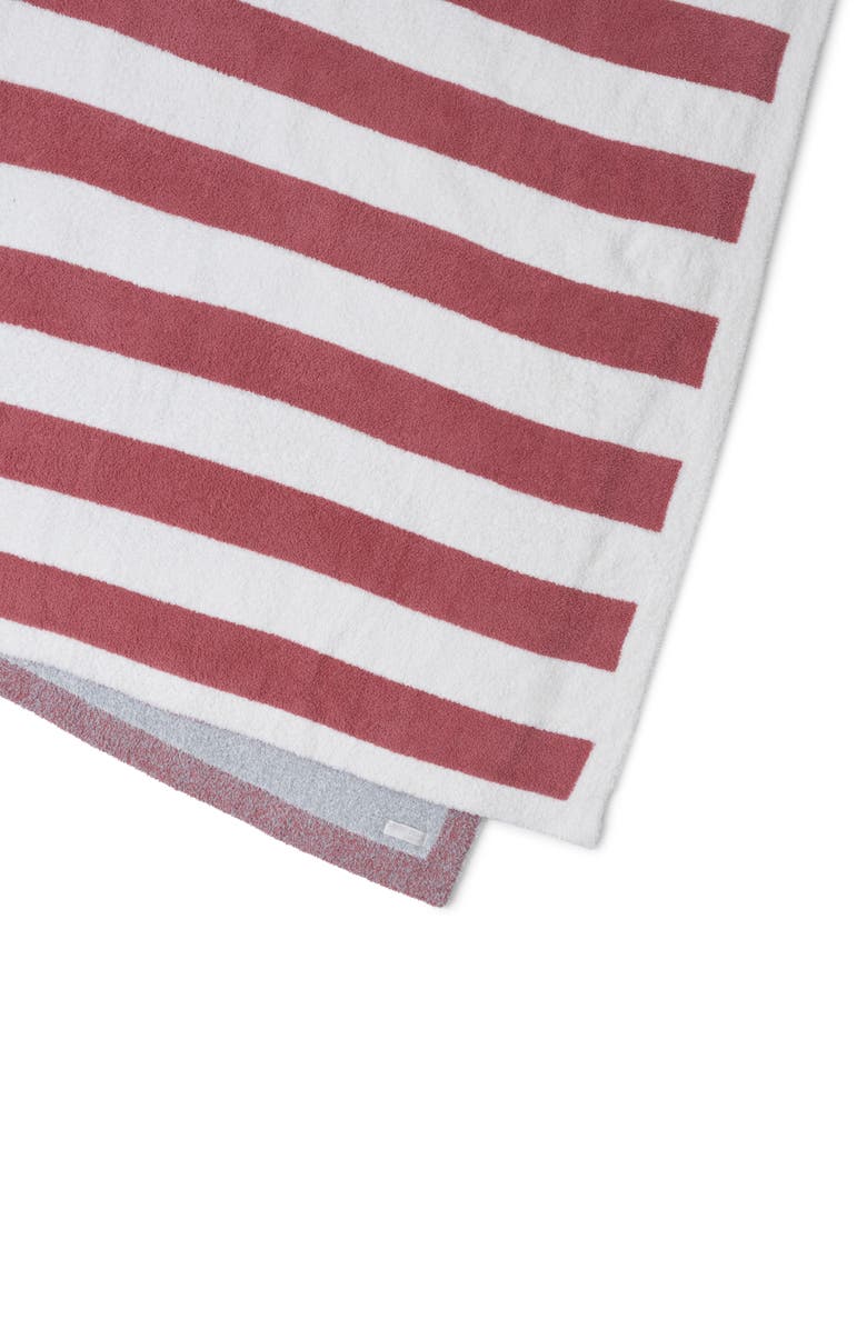 Barefoot Dreams<sup>®</sup> CozyChic<sup>®</sup> American Flag Throw Blanket, Alternate, color, Moonwater Multi