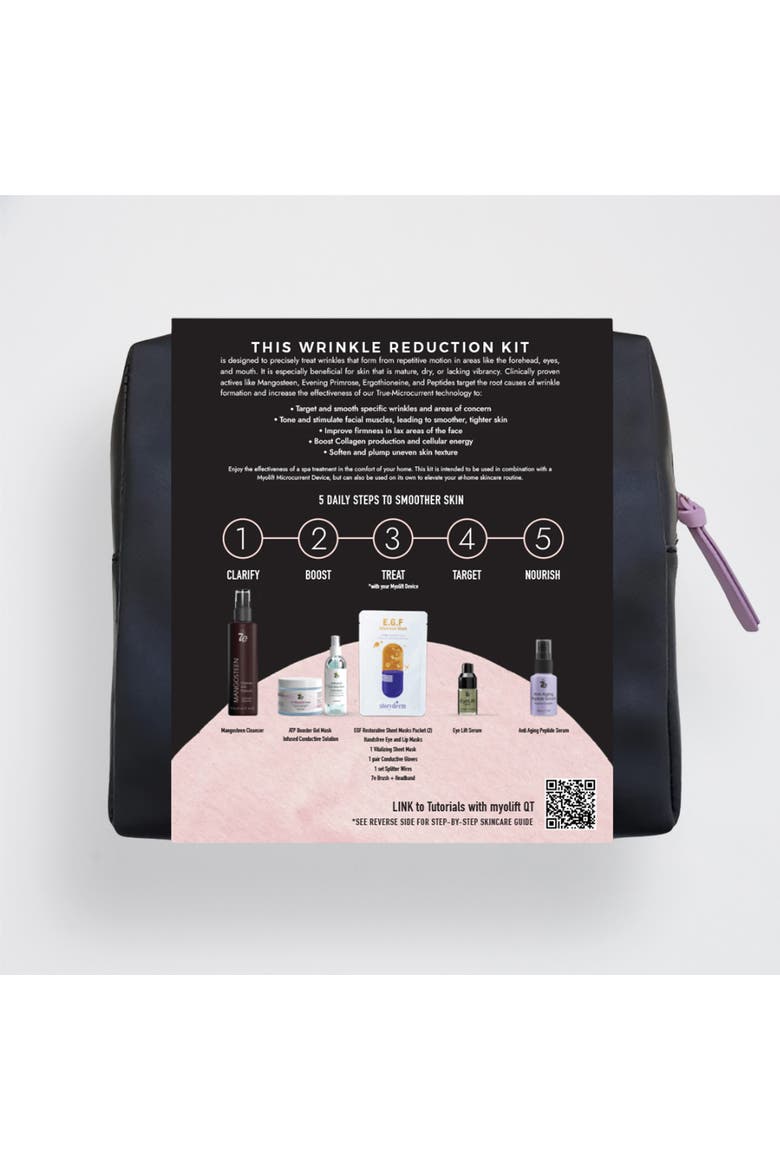 MyoLift Wrinkle Erase Boost Kit | 2-Week Intensive for Targeted Wrinkle Reduction | Ideal for Forehead, Eyes, Mouth | Perfect for Mature, Aging Skin | Includes Serums, Masks, Conductive Gloves & More | Use with MyoLift Device, Alternate, color, None