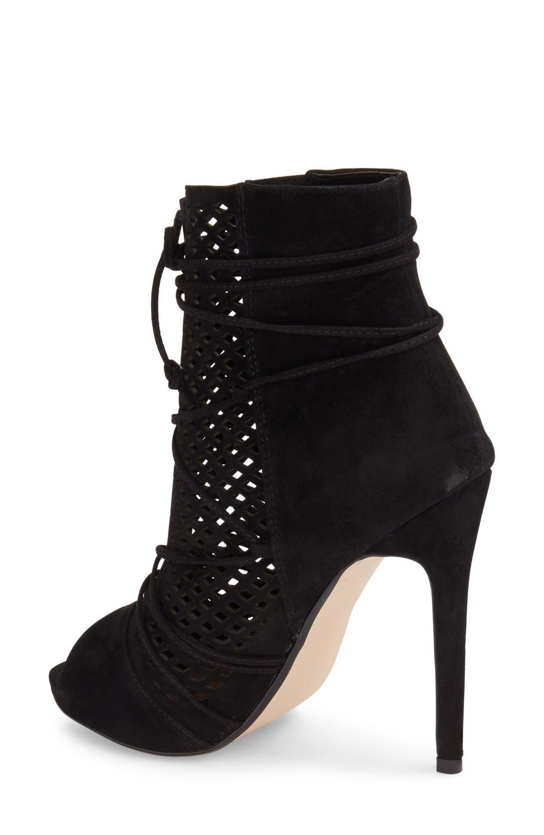 Steve Madden 'Maddye' Peep Toe Bootie, Alternate, color, 
