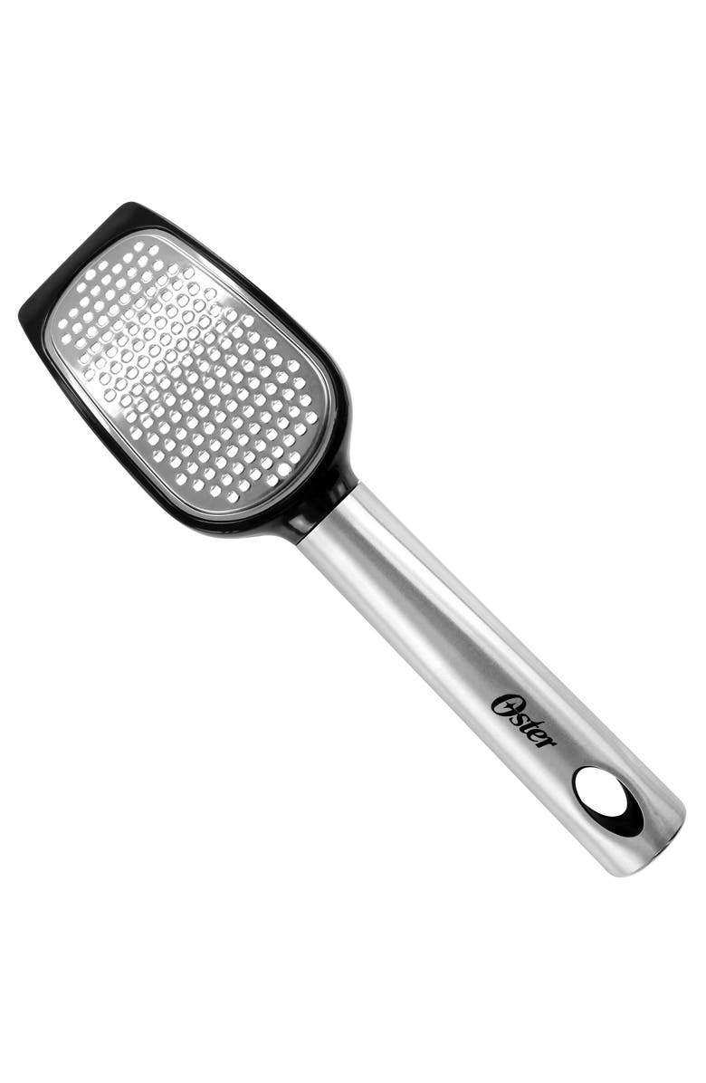 OSTER Baldwyn Stainless Steel and Plastic Handheld Kitchen Grater, Main, color, Silver