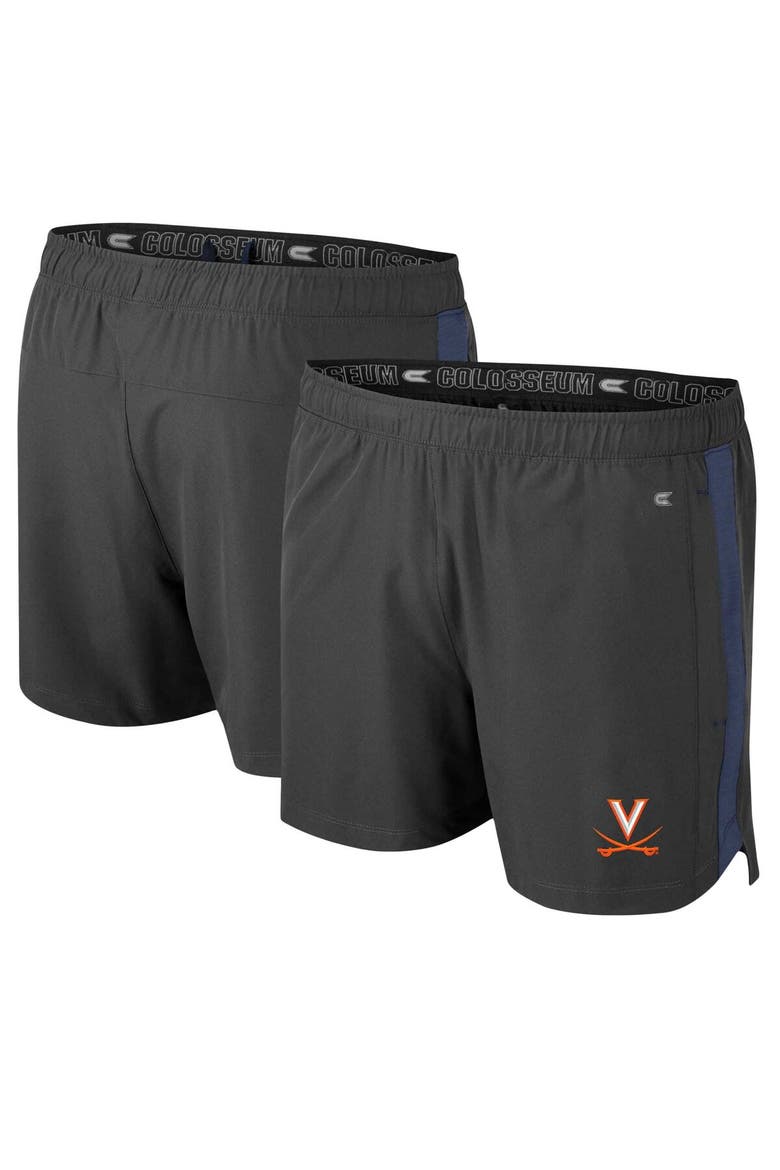 Men's Colosseum Charcoal Virginia Cavaliers Langmore Shorts, Main, color, Charcoal