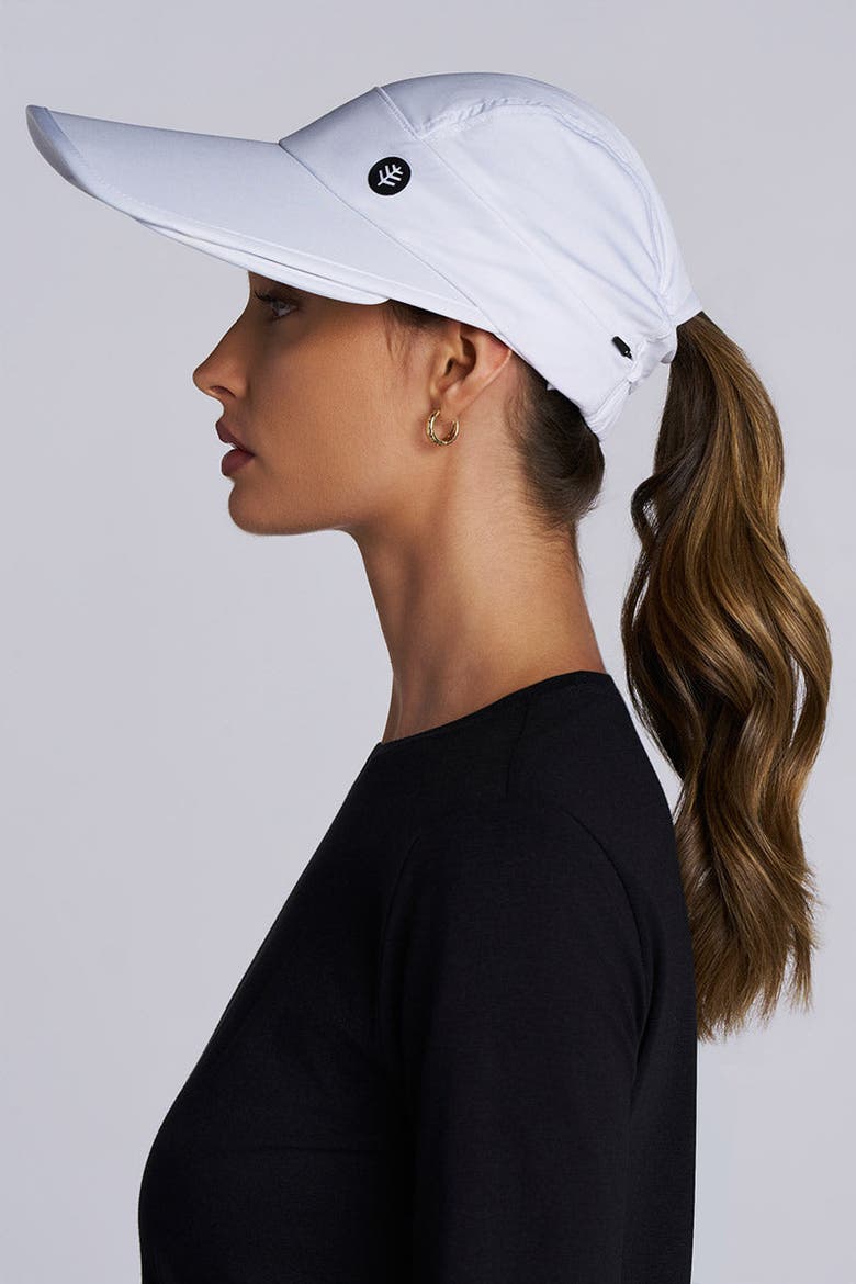 Women's Olivia Convertible Visor, UPF 50+ Sun Protection, Alternate, color, White