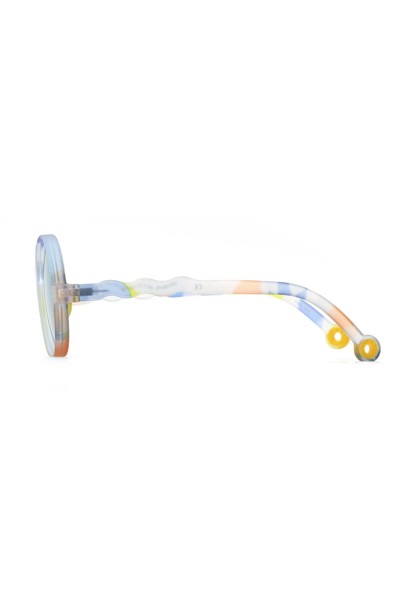 Youth Round Sunglasses, Alternate, color, Art Brush