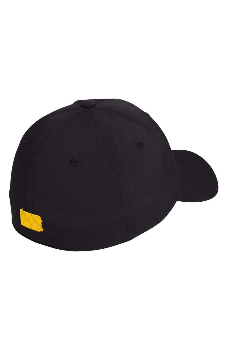 adidas Men's adidas Black Pittsburgh Penguins Circle Logo Flex Hat, Alternate, color,