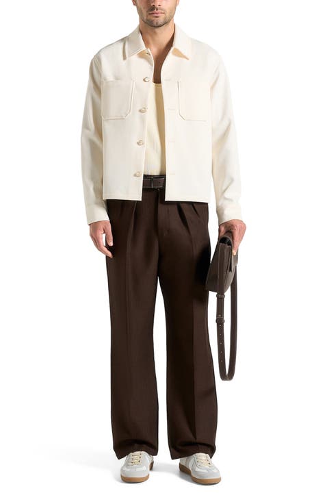 Benoit Twill Cropped Shirt
