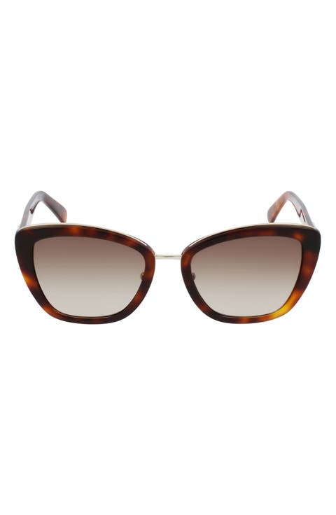 Roseau 53mm Gradient Rectangle Sunglasses